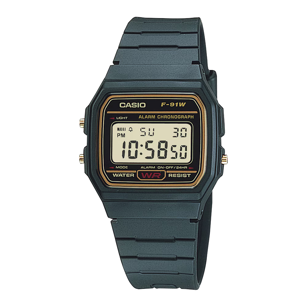 CASIO MENS RESIN F-91WG-9QDF - D165 - KRISHNA WATCH COMPANY