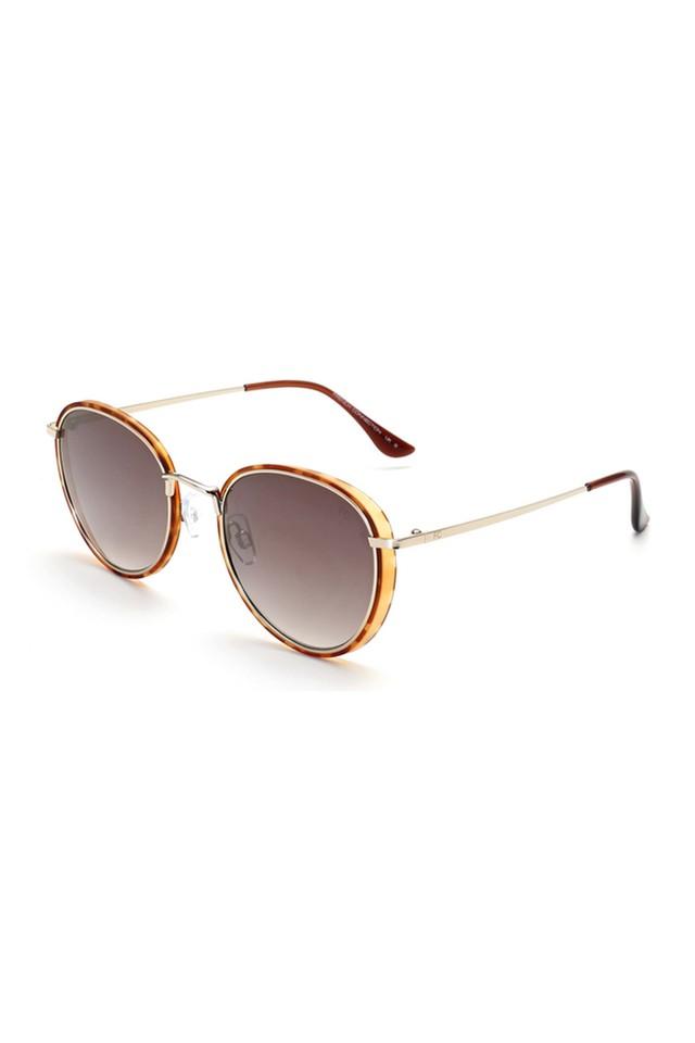 Fcuk Womens Full Rim Non-Polarized Round Sunglasses  FC 7625 C1