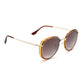 Fcuk Womens Full Rim Non-Polarized Round Sunglasses  FC 7625 C1