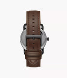 Fossil Copeland Three-Hand Brown Leather Watch - FS5666