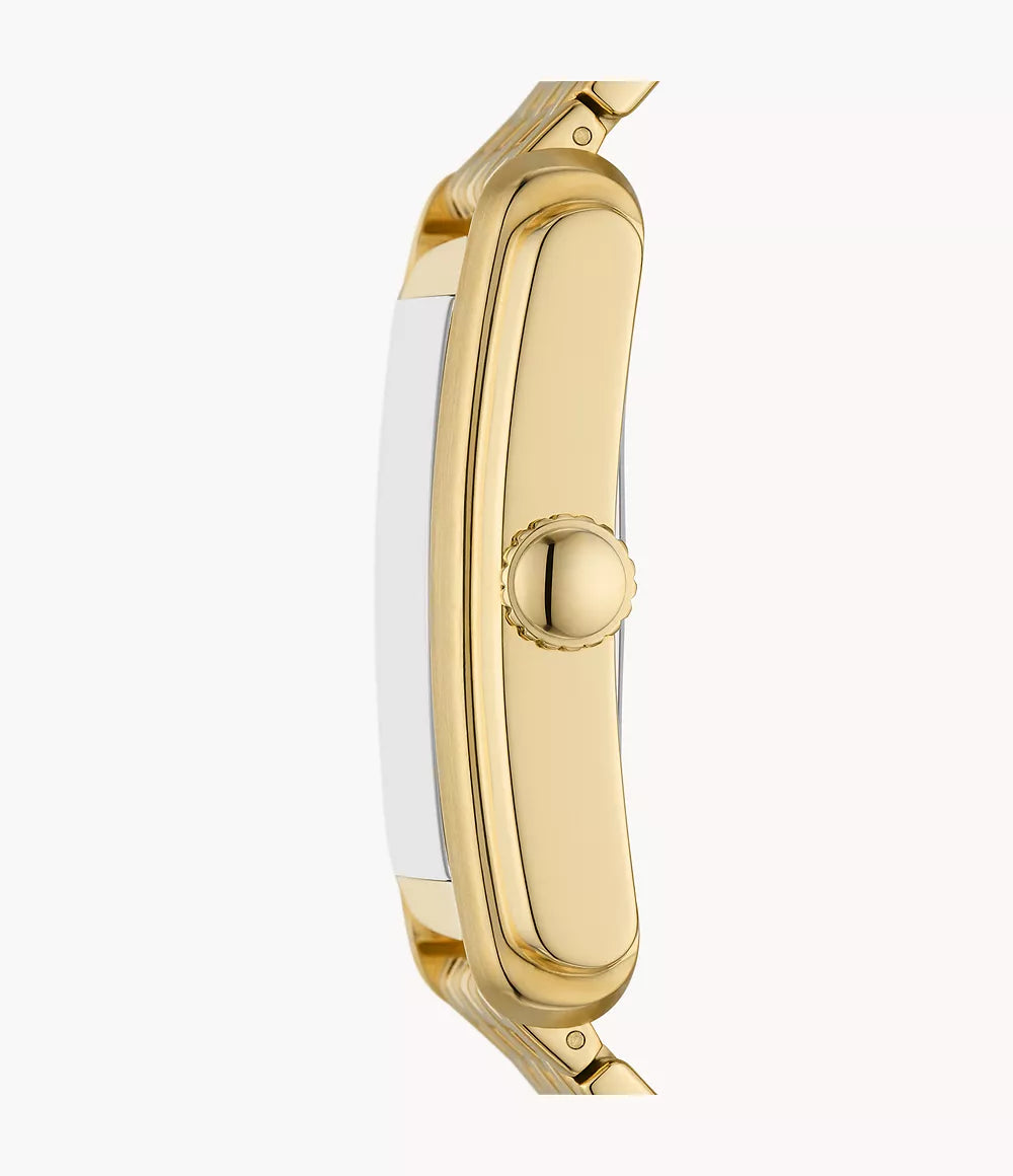 Carraway Three-Hand Gold-Tone Stainless Steel Watch FS6009 - KRISHNA WATCH COMPANY