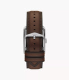 Carraway Three-Hand Brown Leather Watch FS6012