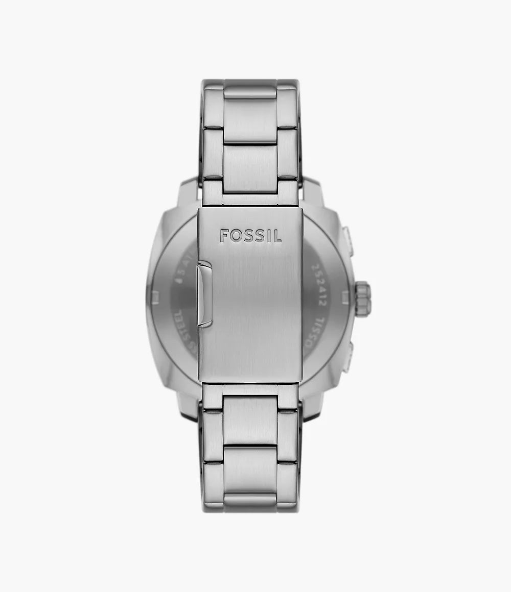 Fossil Machine Silver Watch FS6096 - KRISHNA WATCH COMPANY