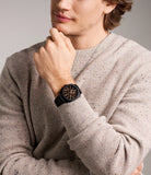 Fossil Machine Chronograph Black Stainless Steel Watch - FS6097 - KRISHNA WATCH COMPANY