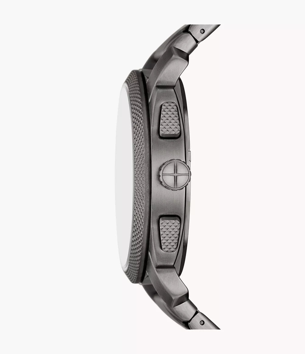 Fossil Machine Gun-Metal Watch FS6098 - KRISHNA WATCH COMPANY