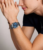 Fossil Men Everett Silver Quartz Analog Watch - FS6104 - KRISHNA WATCH COMPANY