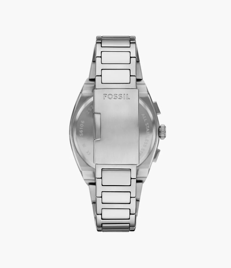 Fossil Everett Chronograph Stainless Steel Watch FS6105