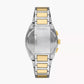 Fossil Everett Chronograph Two-Tone Stainless Steel Watch FS6106