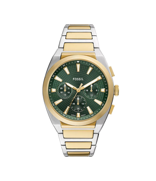 Fossil Everett Chronograph Two-Tone Stainless Steel Watch FS6106