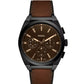 Fossil Men's Analog Quartz Watch with Leather Strap FS6108