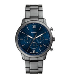 Fossil  Neutra Chronograph Smoke Stainless Steel Watch - FS6111