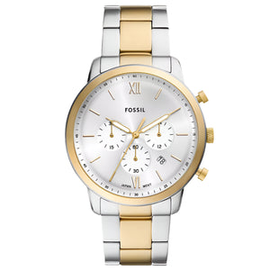 Fossil Neutra Chronograph Two-Tone Stainless Steel Watch - FS6112 - KRISHNA WATCH COMPANY