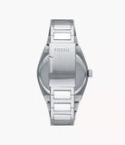 Fossil Everett Three-Hand Date Stainless Steel Watch - FS6114