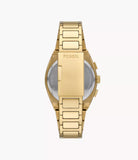 Fossil Everett Chronograph Gold-Tone Stainless Steel Watch - FS6119 - KRISHNA WATCH COMPANY