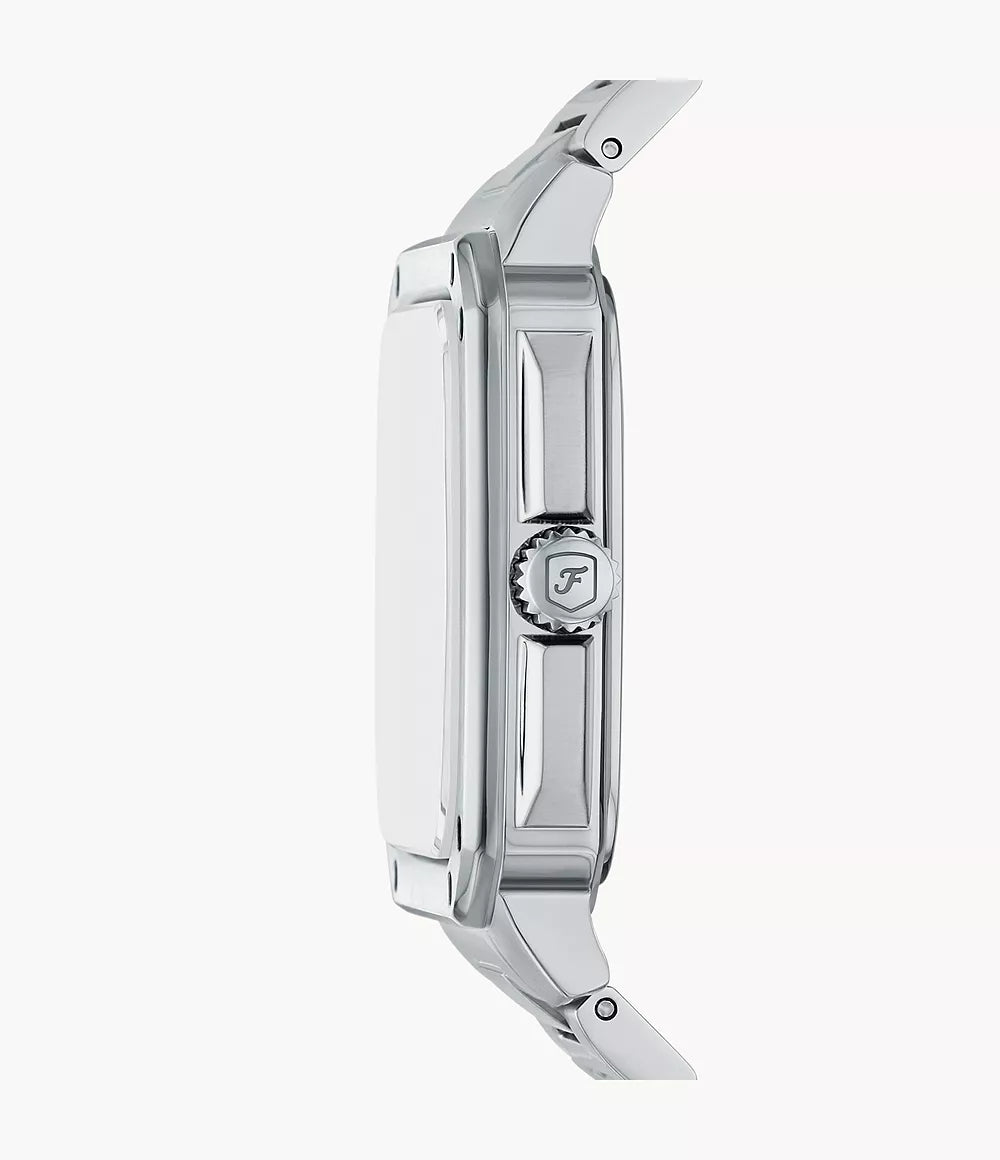 Fossil Crosby Three-Hand Date Stainless Steel Watch - FS6121