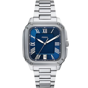 Fossil Crosby Three-Hand Date Stainless Steel Watch - FS6121 - KRISHNA WATCH COMPANY