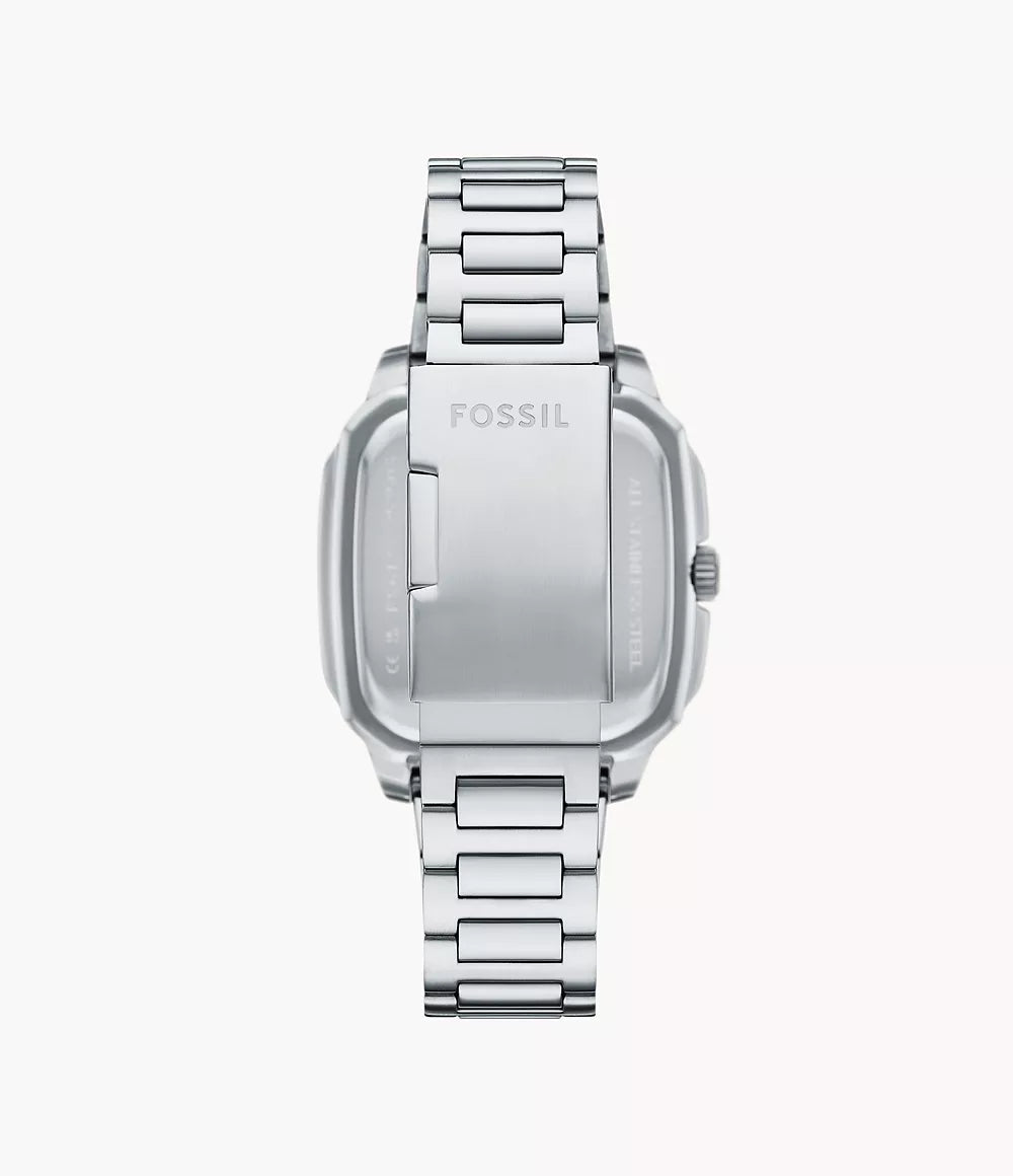 Fossil Crosby Three-Hand Date Stainless Steel Watch - FS6122