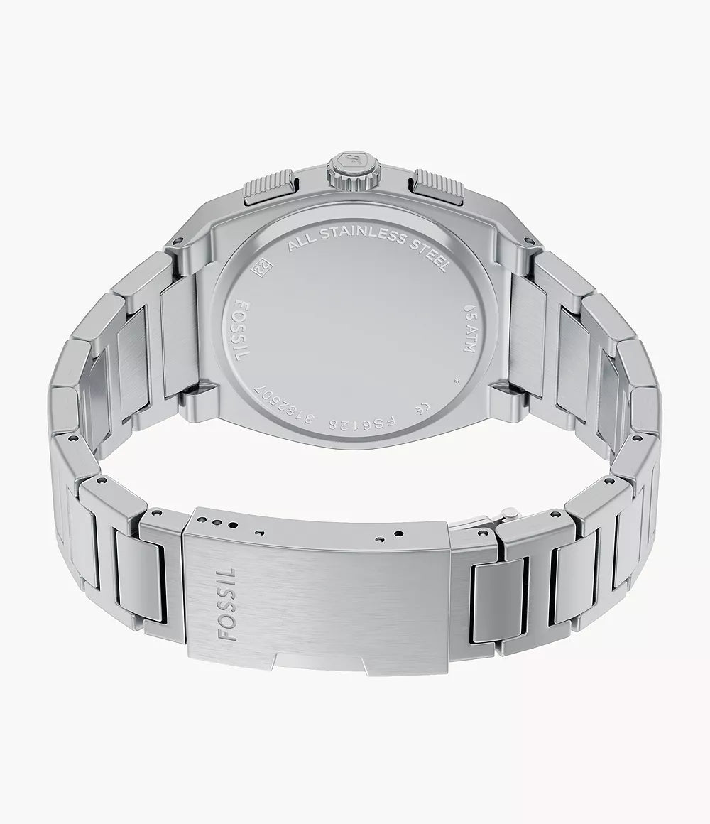 Fossil Everett Chronograph Stainless Steel Watch FS6128