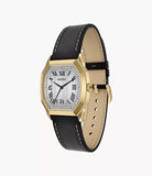 Fossil Harlow Black Quartz Leather Watch FS6215