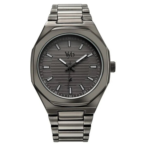 Vyb Limitless By Fastrack Quartz Analog Metal Strap Watch For Guys FV30012QM02W