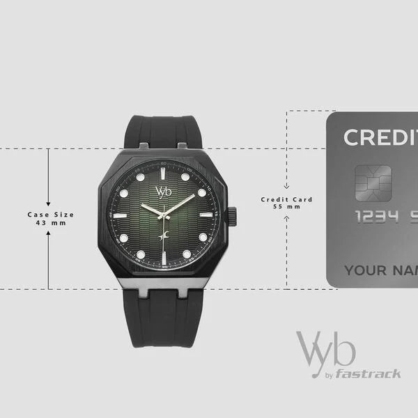 Vyb Rebel By Fastrack Quartz Analog Watch For Guys - 30017NP03W