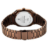 Vyb Maverick By Fastrack Quartz Analog Brown Dial Watch For Guys fv30022qm02w