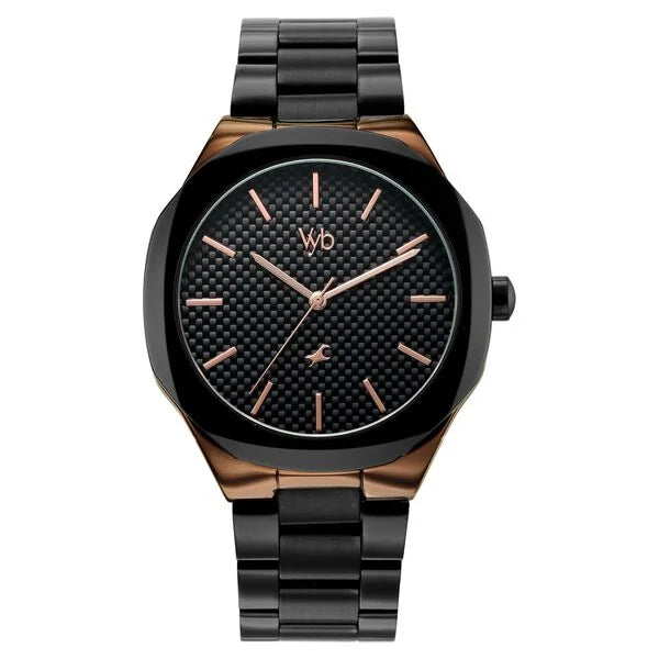 Vyb Challenger By Fastrack Quartz Analog Watch For Guys FV30033KM02W