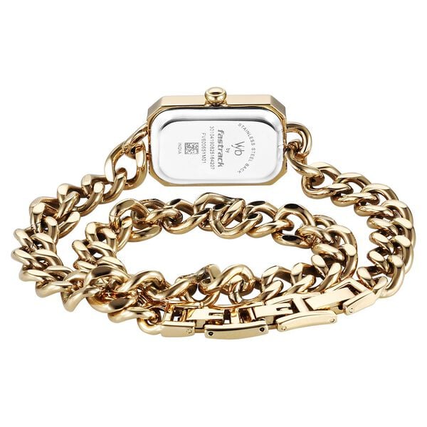 Vyb Showstopper By Fastrack Quartz Analog Watch For Girls fv60065ym01w