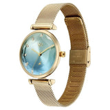 Vyb Aura By Fastrack Quartz Analog Blue Dial Watch For Girls FV60070YM01W