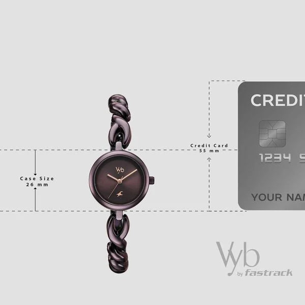 Vyb Siren By Fastrack Quartz Analog Watch For Girls fv60099qm01w