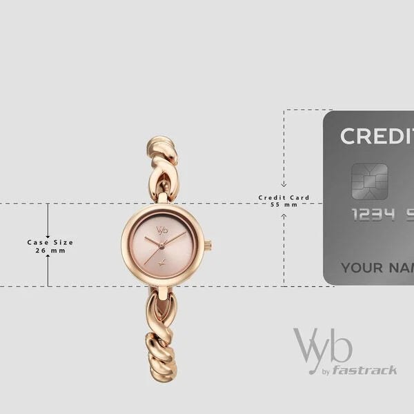 Vyb Siren By Fastrack Quartz Analog Watch For Girls fv60099wm01w