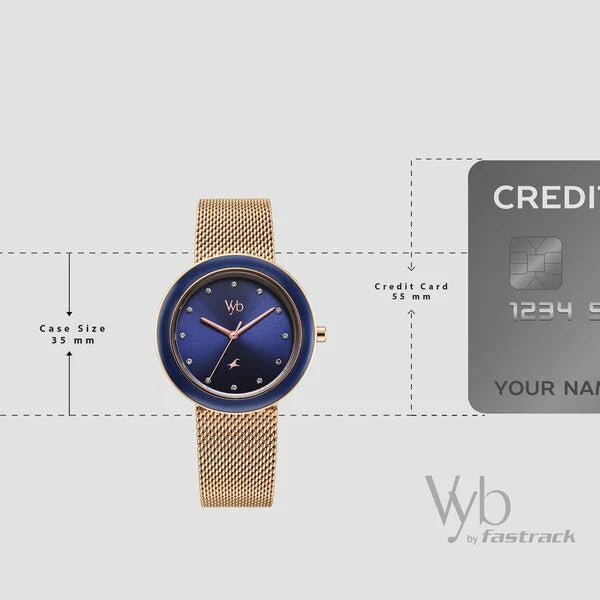 Vyb Lumina By Fastrack Quartz Analog Watch For Girls fv60102km02w