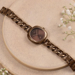 Vyb Spotlight By Fastrack Quartz Analog Watch For Girls - 60109QM01W - KRISHNA WATCH COMPANY