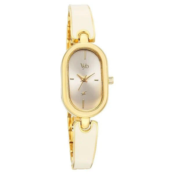 Vyb Diva By Fastrack Quartz Analog Watch For Girls fv60117ym01w - KRISHNA WATCH COMPANY