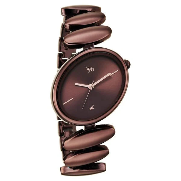 Vyb Successor By Fastrack Quartz Analog Watch For Girls fv60120qm01w - KRISHNA WATCH COMPANY