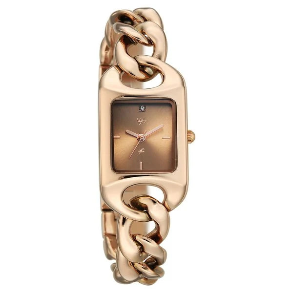 Vyb Prodigy By Fastrack Quartz Analog Watch For Girls - FV60125WM02W - KRISHNA WATCH COMPANY