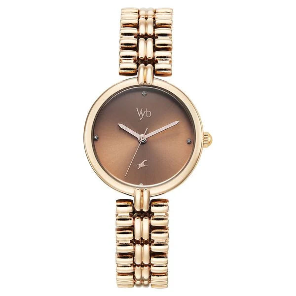 Vyb Charmer By Fastrack Quartz Analog Watch For Girls fv60138wm01w