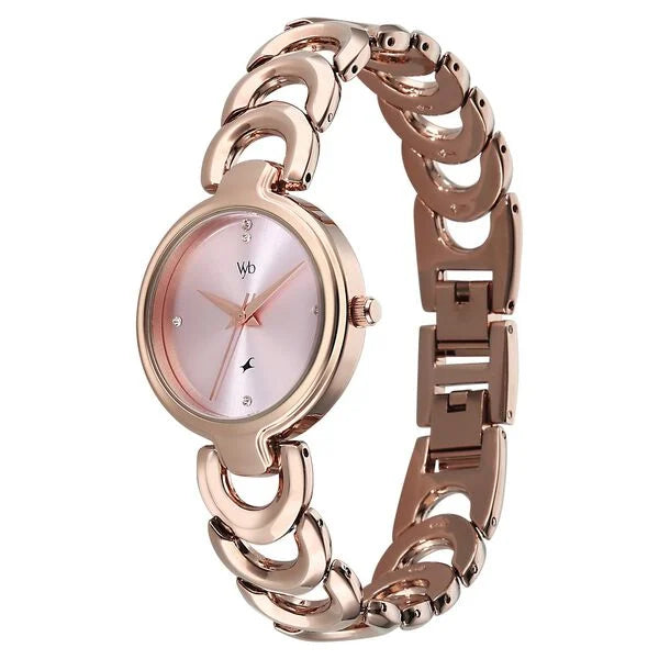 Vyb Successor By Fastrack Quartz Analog Watch For Girls fv60141wm01w