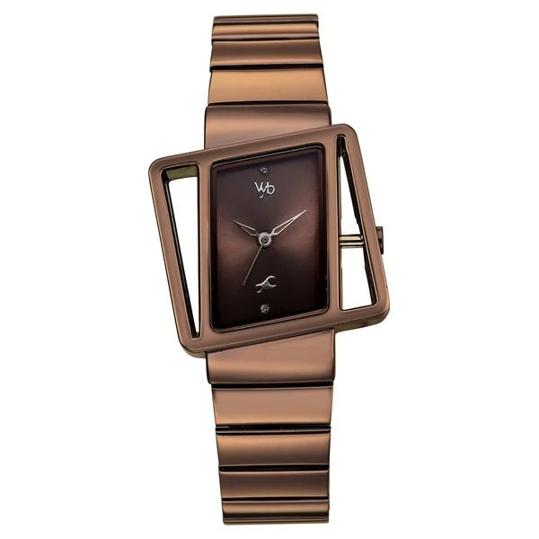 Vyb Runway By Fastrack Quartz Analog Watch For Girls FV60155QM01W
