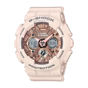 G-SHOCK Pink Analog-Digital - Women's Watch GMA-S120MF-4ADR - G732 - KRISHNA WATCH COMPANY