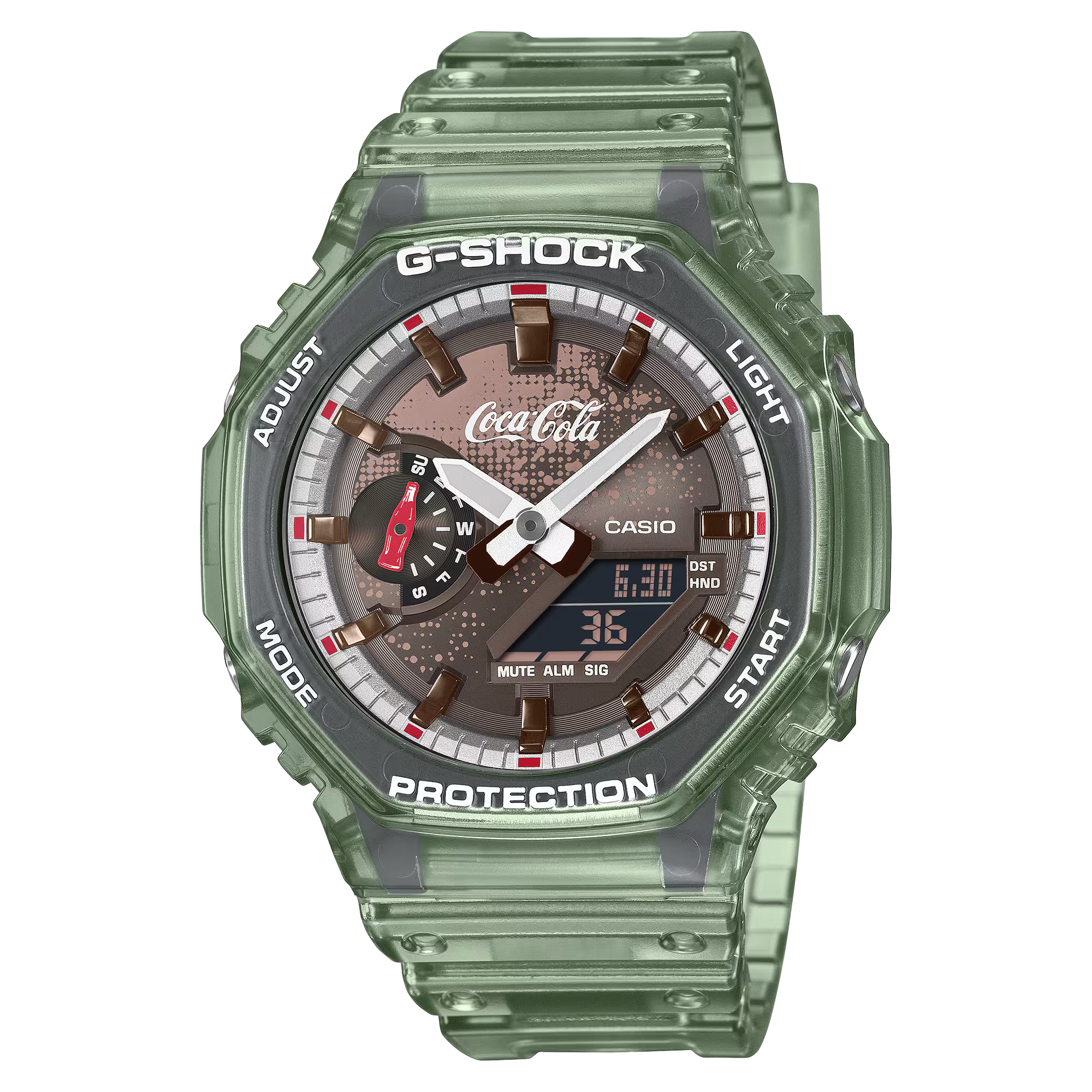 Casio G-SHOCK Coca-Cola collaboration model - GA-2100CC-3AJR