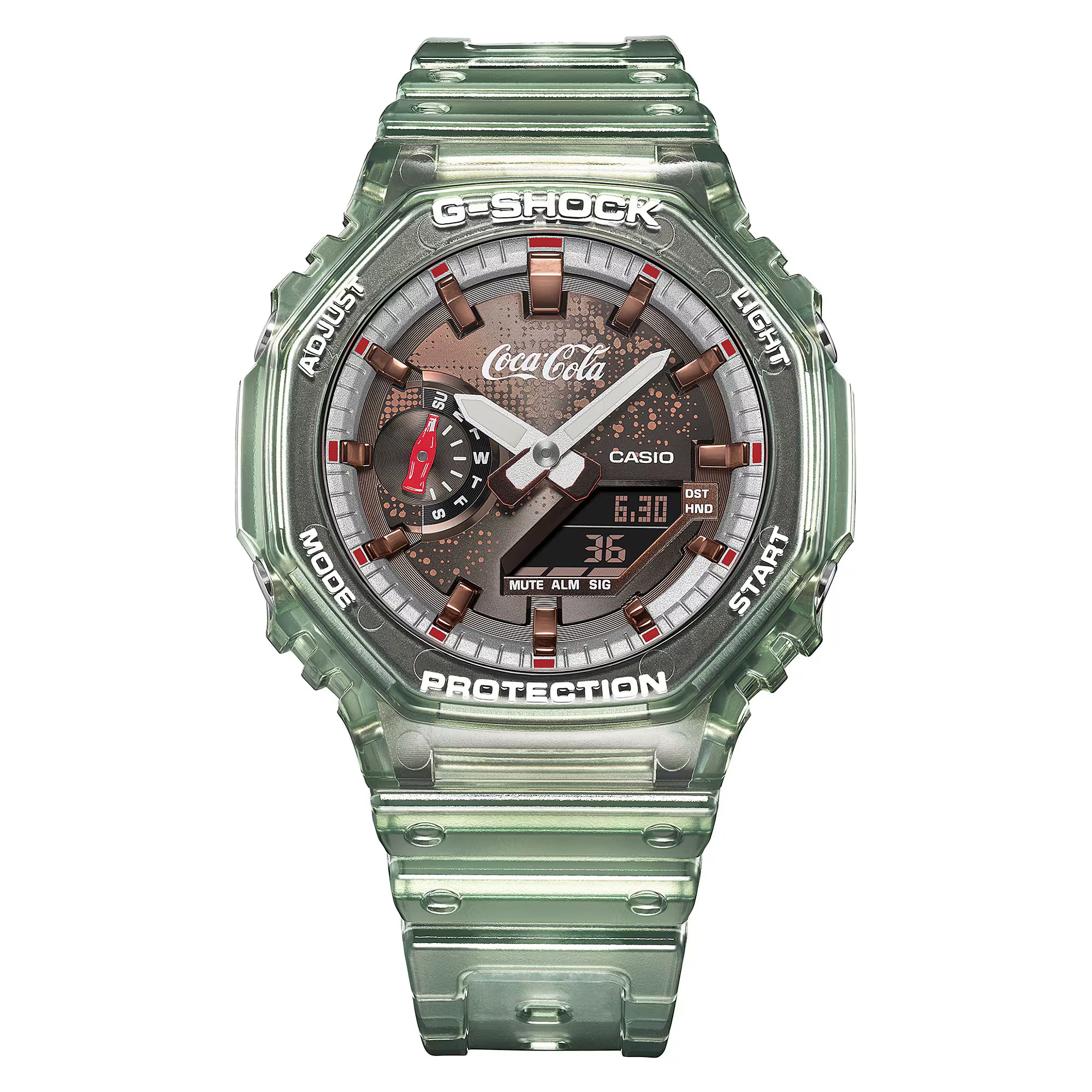 Casio G-SHOCK Coca-Cola collaboration model - GA-2100CC-3AJR