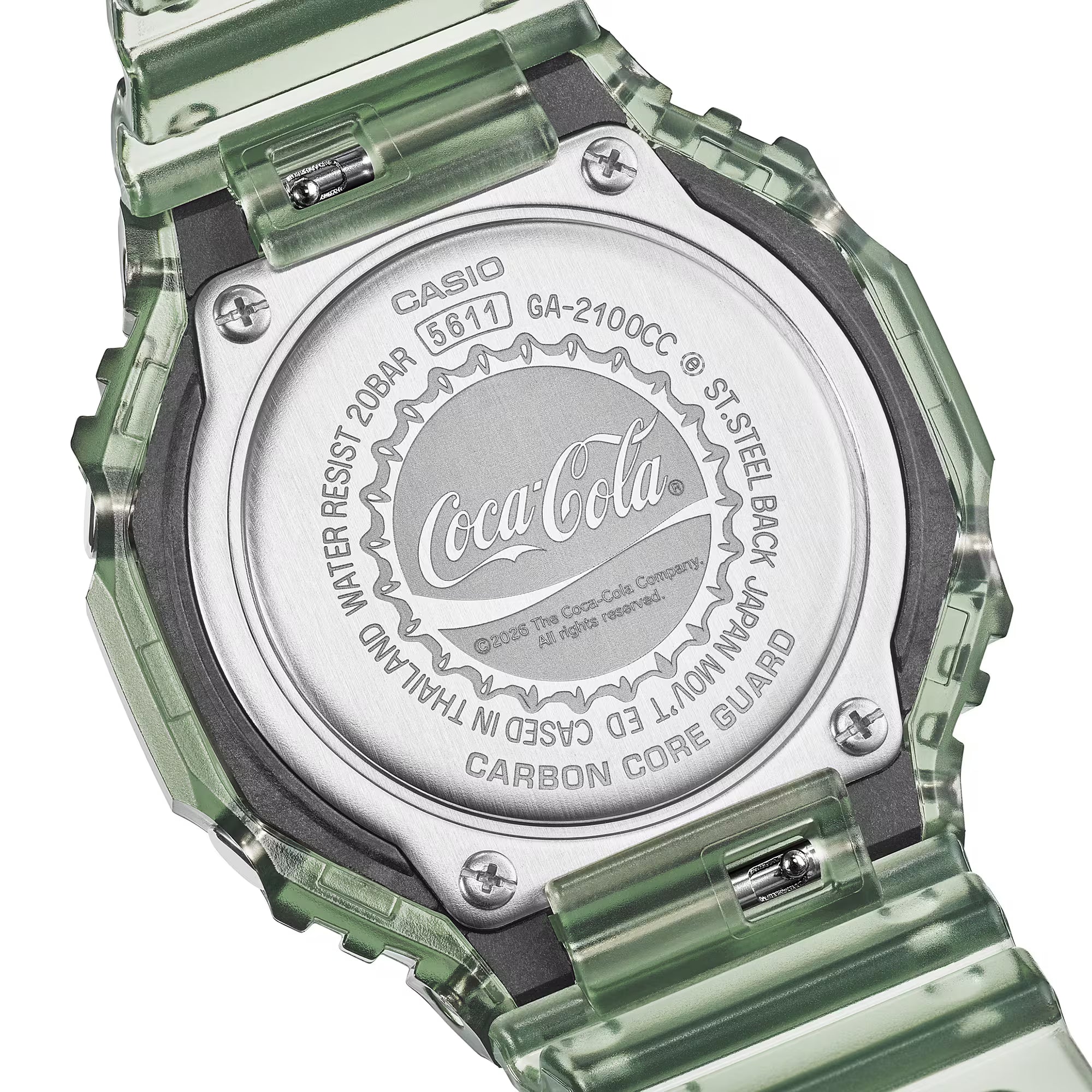 Casio G-SHOCK Coca-Cola collaboration model - GA-2100CC-3AJR