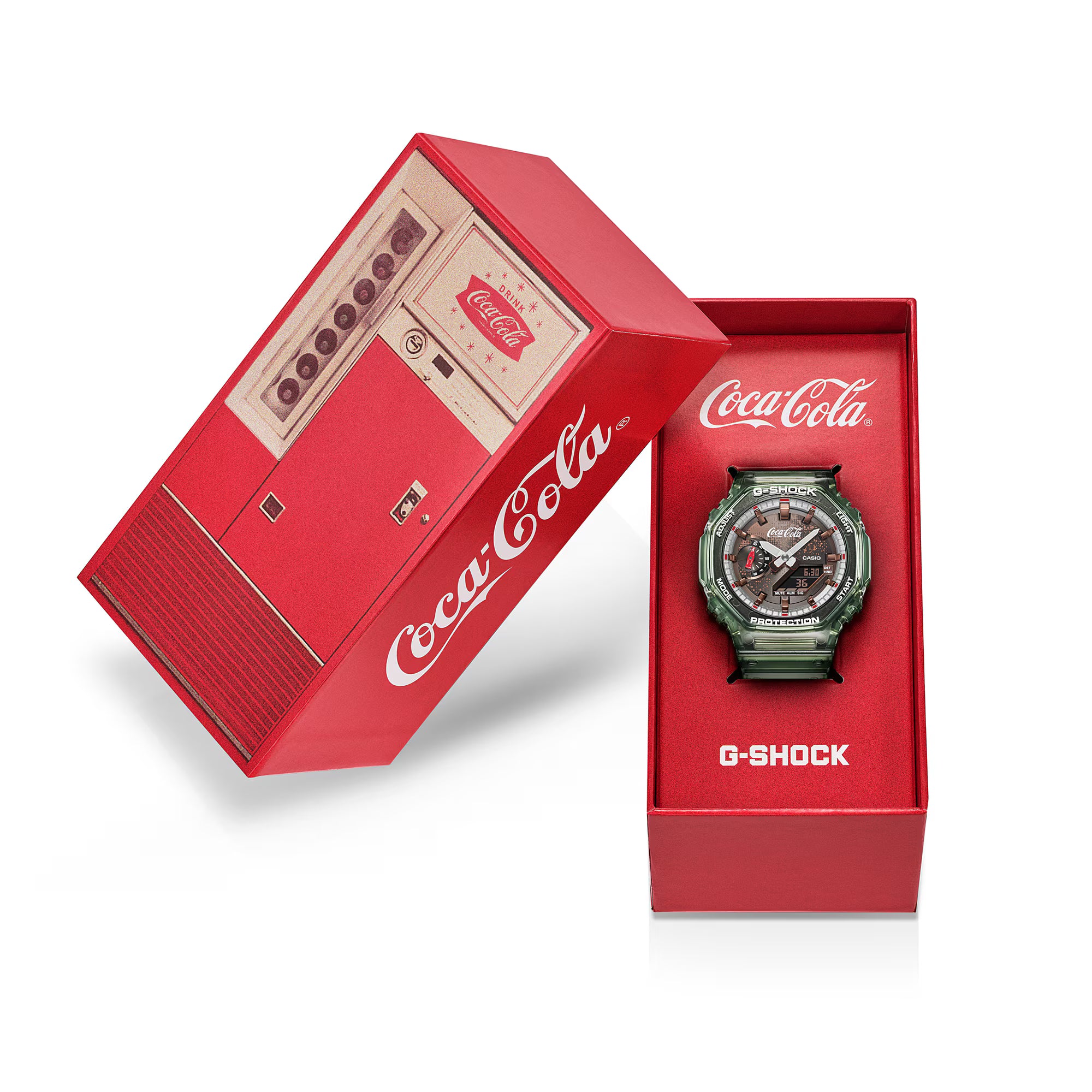 Casio G-SHOCK Coca-Cola collaboration model - GA-2100CC-3AJR