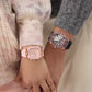 GUESS Mens Sporting Pink Black Multi-function Watch GW0032G3