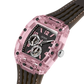 GUESS Mens Sporting Pink Black Multi-function Watch GW0032G3