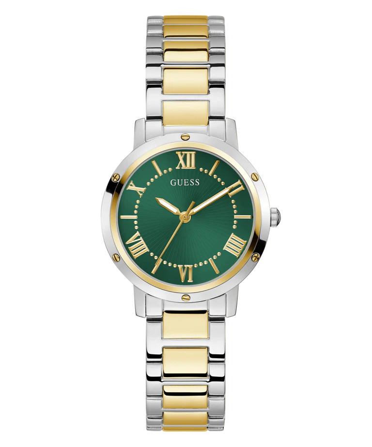 GUESS Dawn Green Round Dial Analog Women's Watch - GW0404L5