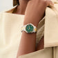 GUESS Dawn Green Round Dial Analog Women's Watch - GW0404L5