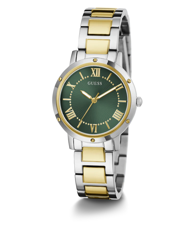 GUESS Dawn Green Round Dial Analog Women's Watch - GW0404L5