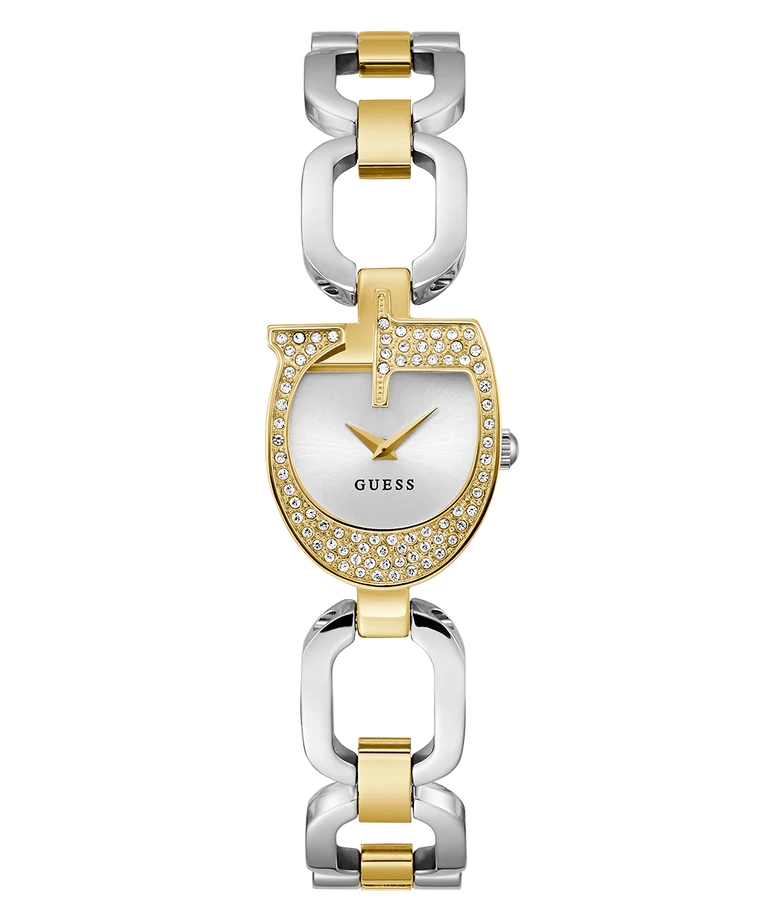 GUESS Ladies 2-Tone Gold Tone Analog Watch GW0683L6